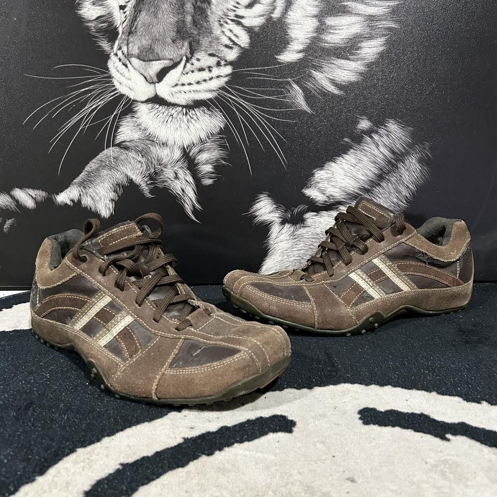 Skechers Urbantrack-Browser 61751-BRS Athletic Sneaker Men's 12 Brown Leather
